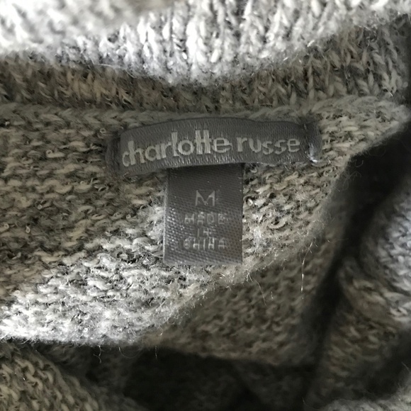 🔴Wool Blend Cold Shoulder Turtleneck Comfy Sweater - Picture 8 of 8